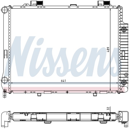 Nissen Radiator, 62666A 62666A